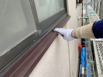 横浜市港南区I様邸水切りケレン作業