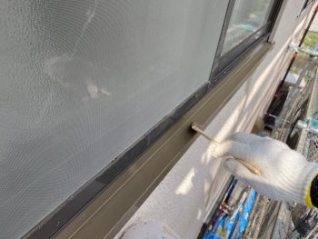 横浜市港南区I様邸水切り上塗り2回目