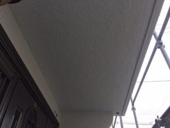 横浜市南区M様邸軒天塗装施工後