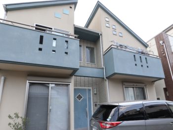 横浜市港南区T様邸外壁塗装施工前