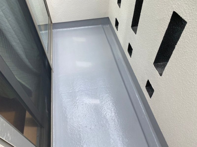 横浜市港南区T様邸ベランダ防水施工後