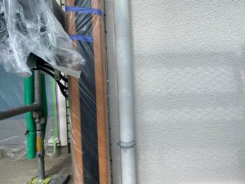 横浜市港南区T様邸雨樋塗装前