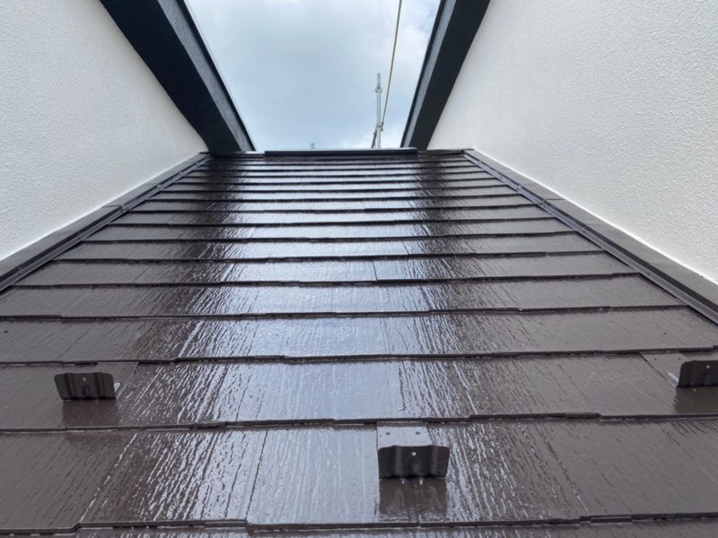 横浜市港南区T様邸屋根塗り替え施工後