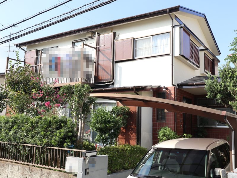 横浜市栄区F様邸アステックペイント低汚染リファインSi-IR外壁塗装施工後
