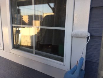 横浜市栄区O様邸窓モール塗装施工事例