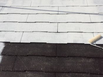 横浜市泉区W様邸サーモアイＳｉ屋根塗装施工事例画像