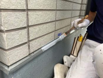 横浜市保土ヶ谷区H様邸水切り塗装施工事例画像