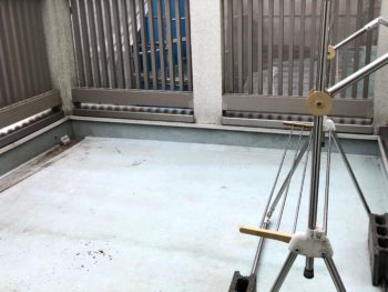 横浜市戸塚区K様邸ベランダFRP防水保護塗装前