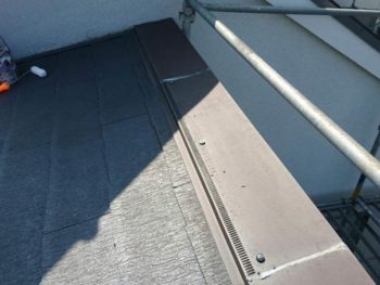 横浜市戸塚区K様邸屋根塗装棟板金施工事例画像