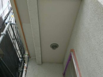 横浜市戸塚区K様邸軒天塗装前