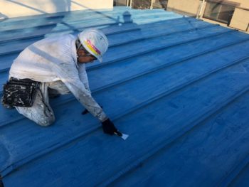 横浜市港南区S様邸サーモアイＳｉ屋根塗装施工事例画像