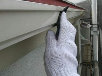 横浜市戸塚区K様邸雨樋塗り替え施工事例画像