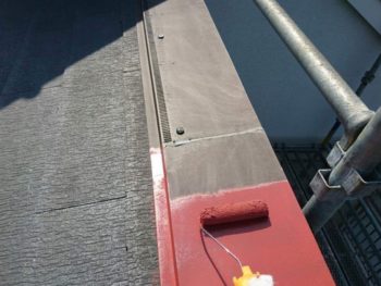 横浜市戸塚区K様邸屋根塗装棟板金施工事例画像