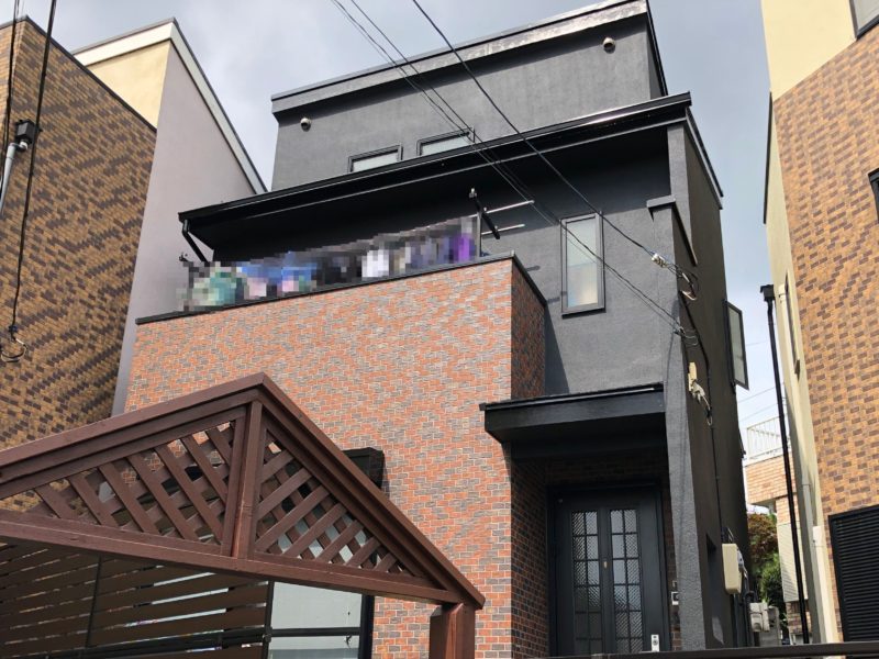 横須賀市N様邸パーフェクトセラミックトップG外壁塗装施工後画像