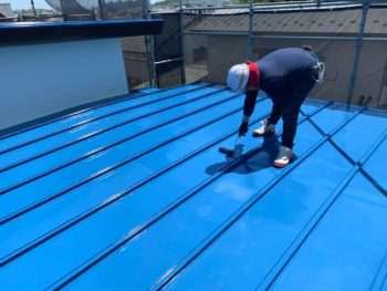 横浜市港南区S様邸サーモアイSi屋根塗装施工事例画像