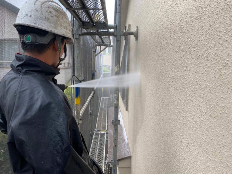 横浜市青葉区M様邸外壁高圧洗浄