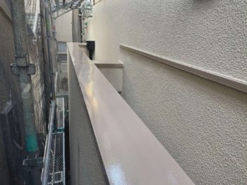 横浜市神奈川区H様邸笠木板金塗装施工事例画像