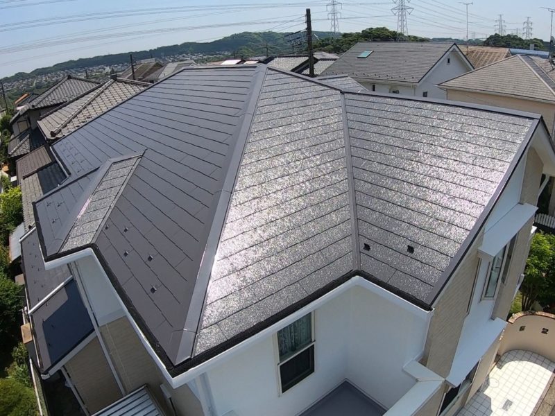 横浜市栄区K様邸サーモアイSi屋根塗装施工後画像