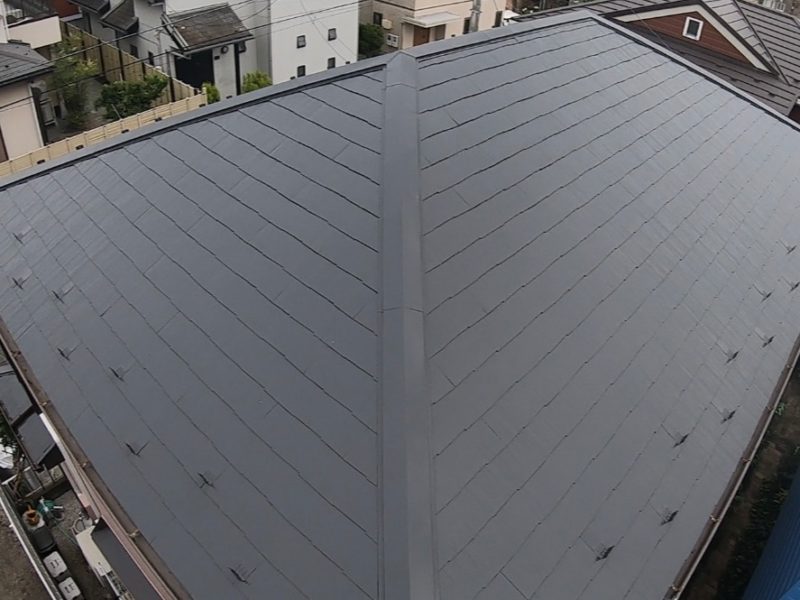 藤沢市S様邸サーモアイ4F屋根塗装施工後画像