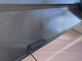 藤沢市S様邸破風塗装上塗り2回目