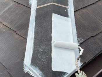 藤沢市S様邸棟板金錆止め塗装