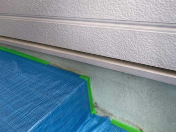 藤沢市S様邸水切り塗装施工前画像