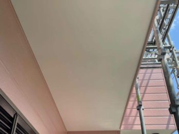 藤沢市S様邸軒天塗装施工後画像