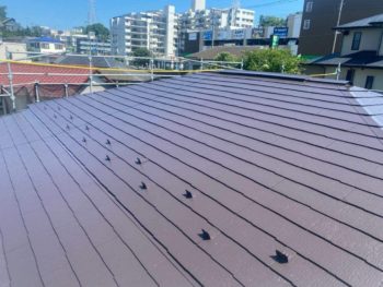 横浜市戸塚区S様邸サーモアイSi屋根塗装施工後画像