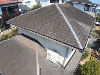 横浜市栄区N様邸サーモアイ4F屋根塗装施工前画像