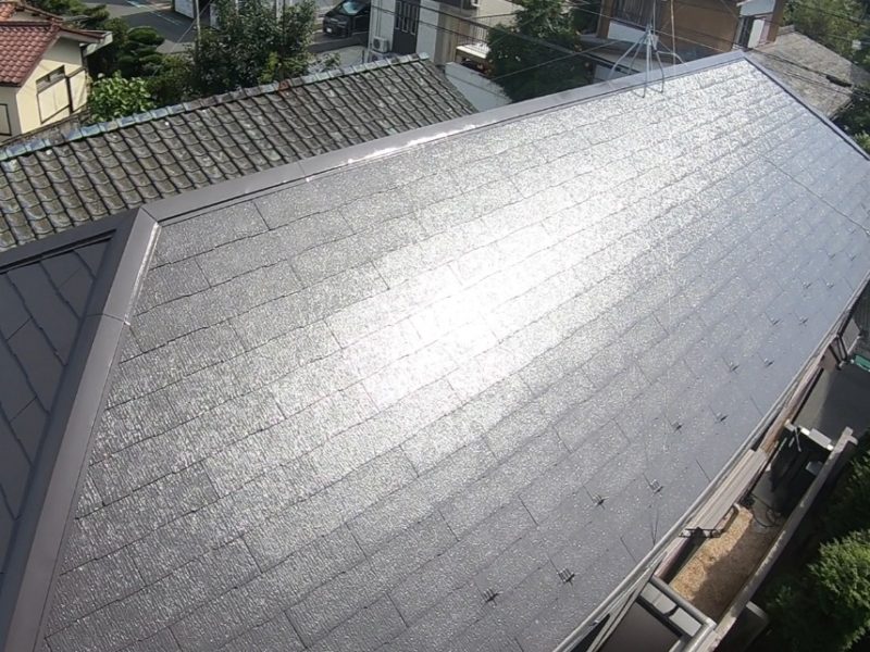 横浜市旭区K様邸サーモアイSi屋根塗装施工後画像