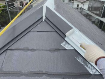 横浜市港南区F様邸棟板金錆止め塗装