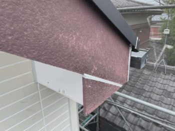 横浜市港南区F様邸破風塗装施工前画像