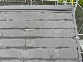 横浜市港南区F様邸サーモアイSi屋根塗装施工前画像