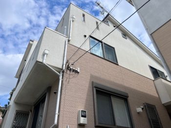 横浜市緑区K様邸パーフェクトセラミックトップG外壁塗装施工前画像