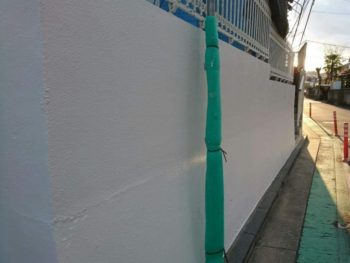 横浜市金沢区F様邸塀塗装施工後画像