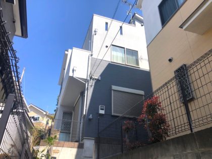 横浜市緑区 K 様邸 パーフェクトセラミックトップG 外壁塗装