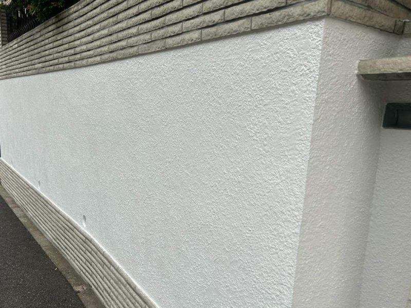 横浜市港南区Y様邸パーフェクトトップ塀塗装施工後画像