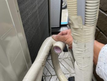 横浜市金沢区S様所有アパートB超低汚染リファイン艶消1000MS-IR外壁塗装施工後作業