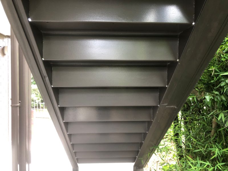 横浜市金沢区S様所有アパートB超低汚染リファイン艶消1000MS-IR外壁塗装施工後画像