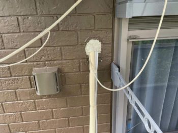 横浜市金沢区S様所有アパートB超低汚染リファイン艶消1000MS-IR外壁塗装施工後作業