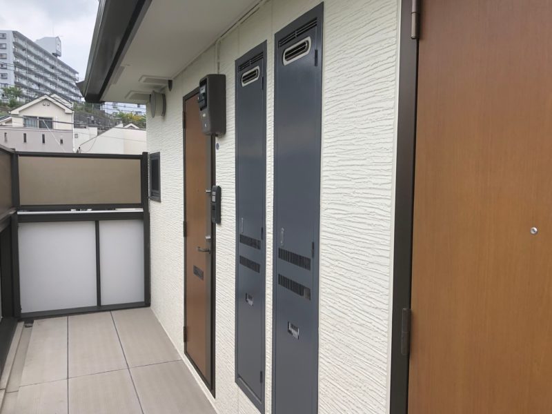 横浜市金沢区S様所有アパートB超低汚染リファイン艶消1000MS-IR外壁塗装施工後画像