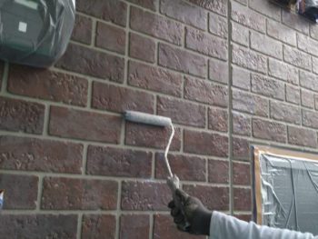 横浜市金沢区S様所有アパートB超低汚染リファイン艶消1000MS-IR外壁塗装下塗り