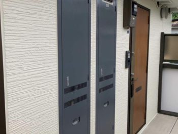 横浜市金沢区S様所有アパートBメーターボックス塗装施工後画像