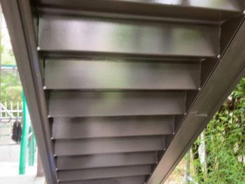 横浜市金沢区S様所有アパートB鉄骨階段塗装施工後画像