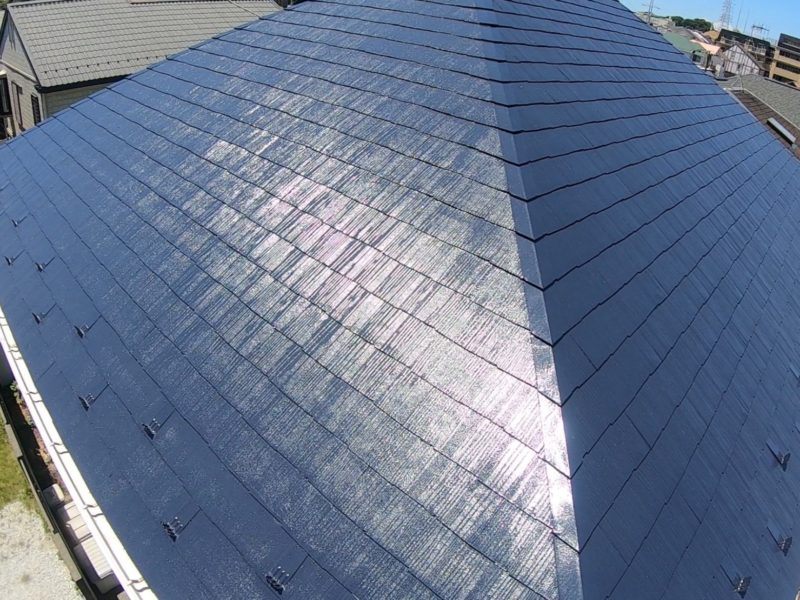 横浜市栄区O様邸スーパーシャネツサーモF屋根塗装施工後画像