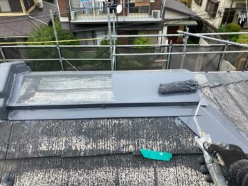 横浜市栄区O様邸棟板金錆止め塗装