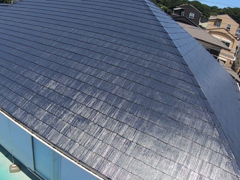 横浜市栄区O様邸スーパーシャネツサーモF屋根塗装施工後画像