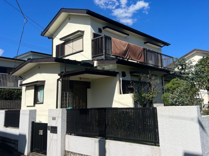 横浜市港南区I様邸超低汚染リファイン1000Si-IR外壁塗装施工後画像