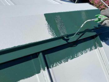 横浜市港南区I様邸棟板金塗装上塗り1回目