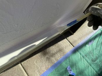 横浜市鶴見区T様邸水切り塗装施工後画像